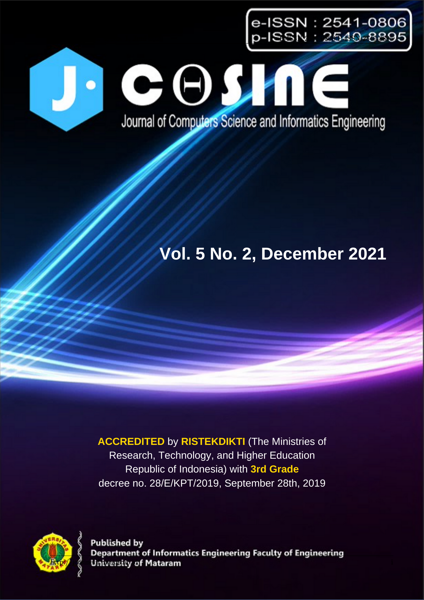 J-Cosine Cover Vol. 5, No. 2 December 2021
